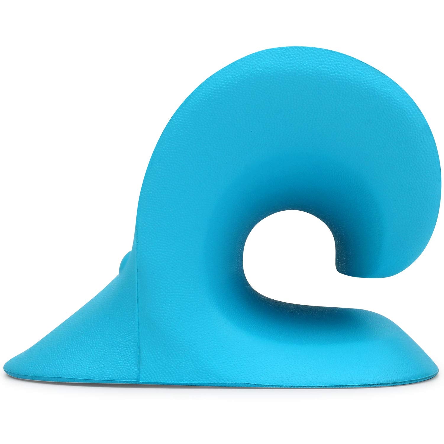 RESTCLOUD Neck and Shoulder Relaxer, Cervical Traction Device for TMJ Pain Relief and Cervical Spine Alignment, Chiropractic Pillow Neck Stretcher (Blue) - Fredhappy