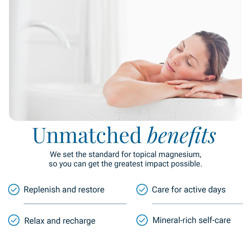 Ancient Minerals Magnesium Bath Flakes – Pure Zechstein Magnesium Chloride for Soaking and Whole - Body Replenishment, 8 lb Bag - Fredhappy